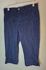 Gloria Vanderbilt Cropped Jean Pants Comfort Band Size 12