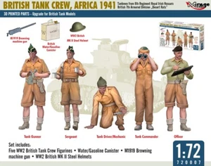 Mirage-Hobby 720007 British Tank Crew, Africa 1941 SCALA 1/72 - Foto 1 di 2