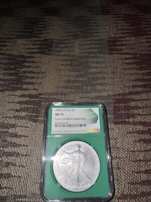 2004 Ms70 Silver Dollar - Image 1 of 2