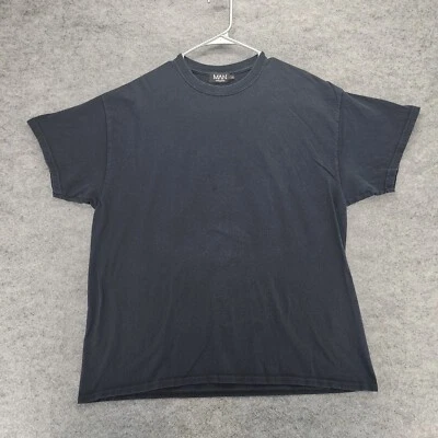 Boohoo Man Shirt Mens Large Palm Springs Short Sleeve Black — 第 1/4 张图片