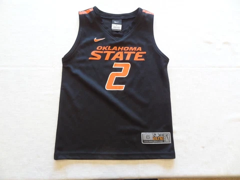 Nike Oklahoma State NCAA Basketball Jersey Kids 6 Elite Black Cowboys Cover