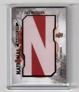 2015 Upper Deck Team Canada Women National Nameplate NP-TW Tara Watchorn 8/8 - Bild 1 von 2
