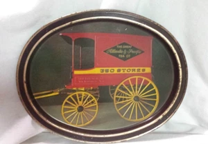 Great Atlantic & Pacific Tea Co A&P Tin Vintage Oval Serving Tray Collector - Picture 1 of 11