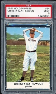 1961 Golden Press #24 Christy Mathewson PSA 9 - Bild 1 von 2