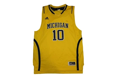 Adidas Michigan Wolverines Amarillo NCAA Baloncesto Swingman Jersey Juvenil XL Foto 1 de 4