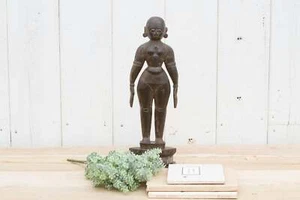 Antike fein geschnitzte Indianer Statue - Bild 1 von 11