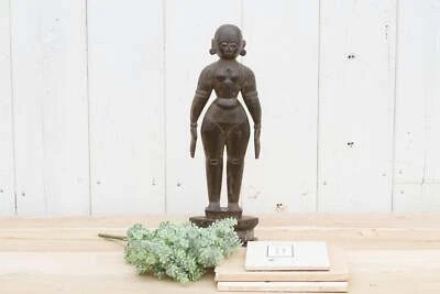 Antique Finely Carved Indian Statue - Image 1 of 4