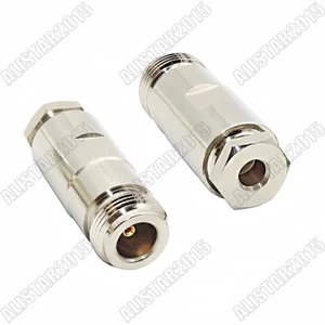 1x N Female Jack Solder Clamp Type Connector For LMR195 RG58 RG400 RG142 Cable - Picture 1 of 5