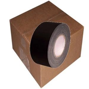 Economy Gaffers Duct Tape 4" X 60 yard - Black (12 Roll/Case) - Picture 1 of 1