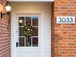 House Numbers, Address Numbers, Modern Personalized Wood Sign20 - Picture 1 of 2