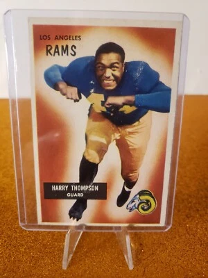 1955 Bowman #23 Harry Thompson * Guard * Los Angeles Rams *  - Image 1 of 2