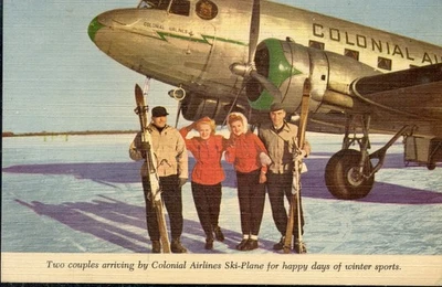 Airliner Postcard Colonial DC3 - Image 1 of 2