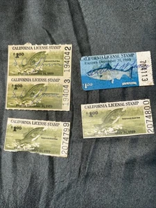 US 1959, 1960 California Trout stamps used - Picture 1 of 1