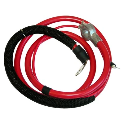 Battery Cable Positive Red 1970 Oldsmobile Cutlass 442 With V8 455cid 1pc - Image 1 of 4