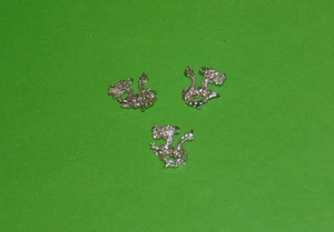 Sterling Silver Chinese Dragon Charms .925 Tested Lot of 3 NOS - Picture 1 of 9