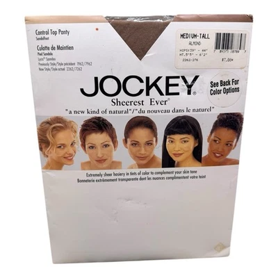 Pantimedias Jockey Sheerest Ever Control 1999 top almendra mediana alta Foto 1 de 2