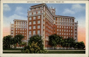 Fort Worth,TX Methodist Hospital Tarrant County Texas Postcard - Picture 1 of 2