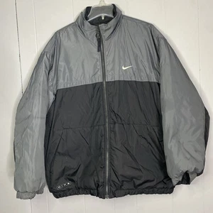 Vintage Nike Puffer Jacket 90s Y2K REVERSIBLE Mens Large L RARE 26x30 Flaw - Bild 1 von 19