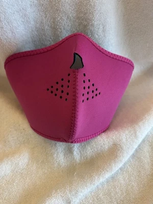 Hot Pink Neoprene Half Face Mask Biker Ski Hunter Hunting Free Shipping - Image 1 of 4