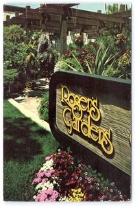 1983 Roger's Gardens Eingang Newport Beach Kalifornien Postkarte - Bild 1 von 2