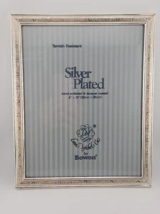 Silver Plated Loui Michel Frame By Bowon 8"x10" - Picture 1 of 2