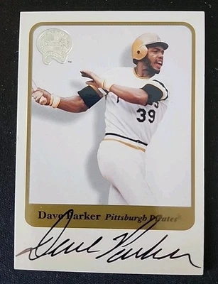 2001 Fleer Greats of the Game Autograph Dave Parker PITTSBURGH PIRATES  HOFer ! - Image 1 of 3