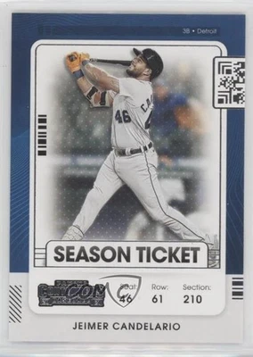 2021 Panini Contenders Jeimer Candelario #78 - Image 1 of 2