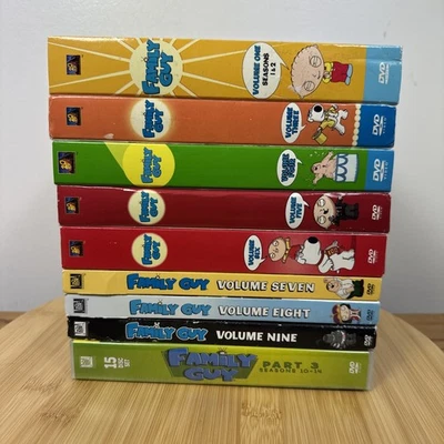 Family Guy DVD Lot Volume 1 3 4 5 6 7 8 9 Season 10-14 - Image 1 of 4