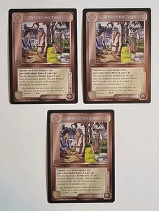 MECCG MIDDLE EARTH CCG REBUILD THE TOWN DARK MINIONS COMMON x3 PLAYSET LOTR (NM) - Picture 1 of 3
