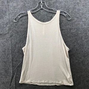 The Group Babaton Linen Blend Tank Top Womens M Ivory Knit - Picture 1 of 9