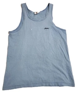 Vintage Hobie Tank Top Single Stitch Made In USA Size Large L Baby Blue Surf - Picture 1 of 10