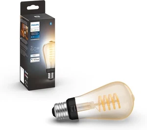 Philips Hue White Ambiance St19 Smart Light Bulb Dimmable E26 Vintage Style - Picture 1 of 8