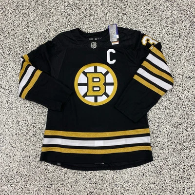 Camiseta Adidas Patrice Bergeron Boston Bruins 100 años 52 grande nueva con etiquetas Foto 1 de 4