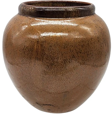 Vintage Fulper Pottery Brown Glazed Vase - Image 1 of 4
