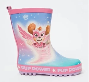 Nickelodeon Paw Patrol Skye Wellies wellington boots pink pup power 5 6 infants - Picture 1 of 3
