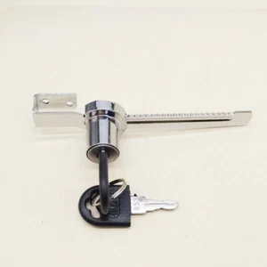 120mm Drawer Display Case Showcase Window Sliding Glass Door Lock with 2pcs Keys - Picture 1 of 5