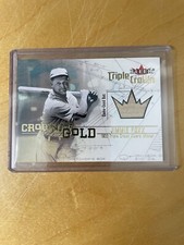 2001 Fleer Triple Crown Jimmie Foxx Game Used Bat Card