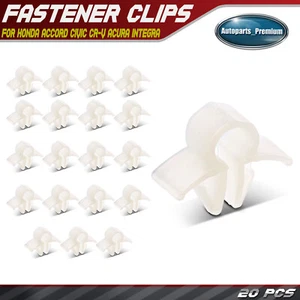 20Pcs 7mm Nylon Wire Cable Loom Routing Harness Clips Retainer for Honda Acura - Picture 1 of 10