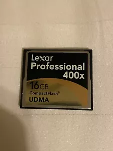 Lexar Professional 400X 16GB CompactFlash Memory Card - Picture 1 of 2