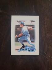 1989 Topps League Leaders Mini George Brett #54 Kansas City Royals