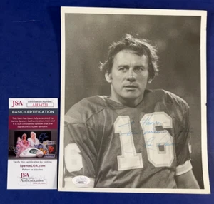 Len Dawson Signed 8x10 Photo Unique Private Photographer Photo JSA COA AH34721 - Picture 1 of 3