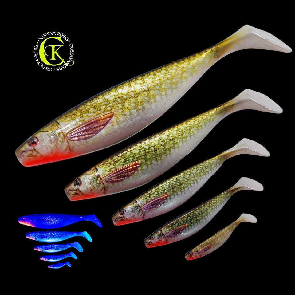 Balzer Shirasu Pike 3D Photo Print Shads Hecht Plötze Köder Hecht Barsch Bloody - Bild 1 von 1