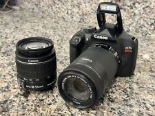 New ListingCanon EOS Rebel T6 18MP Digital SLR Camera EF-S 18-55mm & 55-250mm Lens 331612