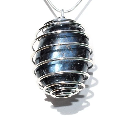 Colgante Covelite MUY RARO BLUE HEALER + Cadena Acero Inoxidable 20" + Cargador Foto 1 de 4