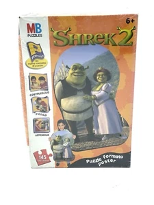 VINTAGE MB OFFICIAL DREAMWORKS SHREK 2 Puzzle New Old Stock Sealed # RA - Bild 1 von 4