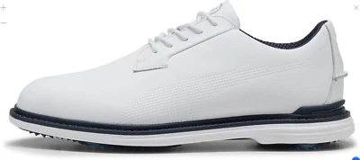 Туфли для гольфа PUMA Royale белые/глубокие темно-синие/командные светло-синие - Изображение 1 из 4