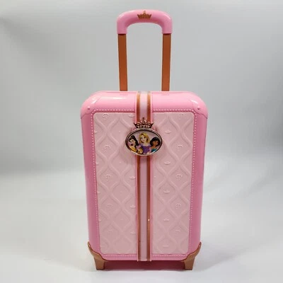 Disney Estilo Princesa Colección Maleta Jugar Viaje Rosa Niñas Niños Jugar Juguete Foto 1 de 4