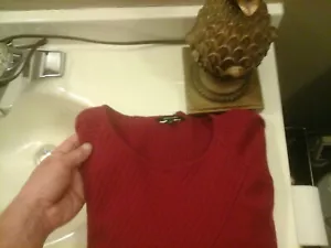 Authentic Versace Classic Collection Red Sweater Men’s Medium GC - Picture 1 of 9