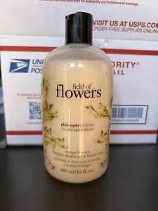 NEW PHILOSOPHY FIELD OF FLOWERS ORANGE BLOSSOM SHAMPOO SHOWER GEL BATH 16 OZ - Picture 1 of 1