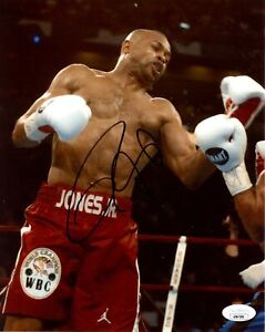Roy Jones Jr. Signed/Auto 8x10 Photo Boxing Champ JSA 188027